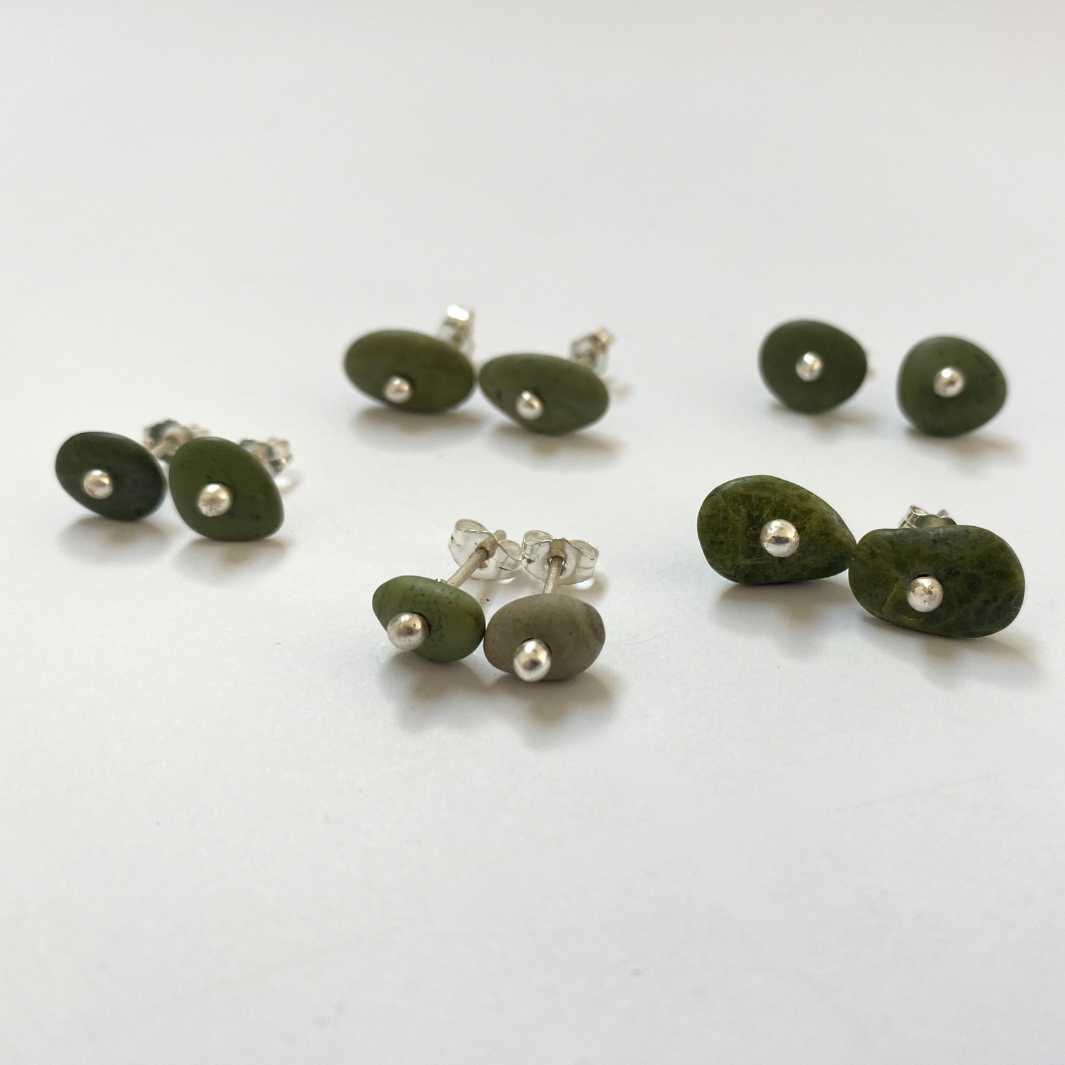 Never The Twain | Pounamu Studs