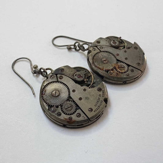 Never the Twain | Steampunk Earrings