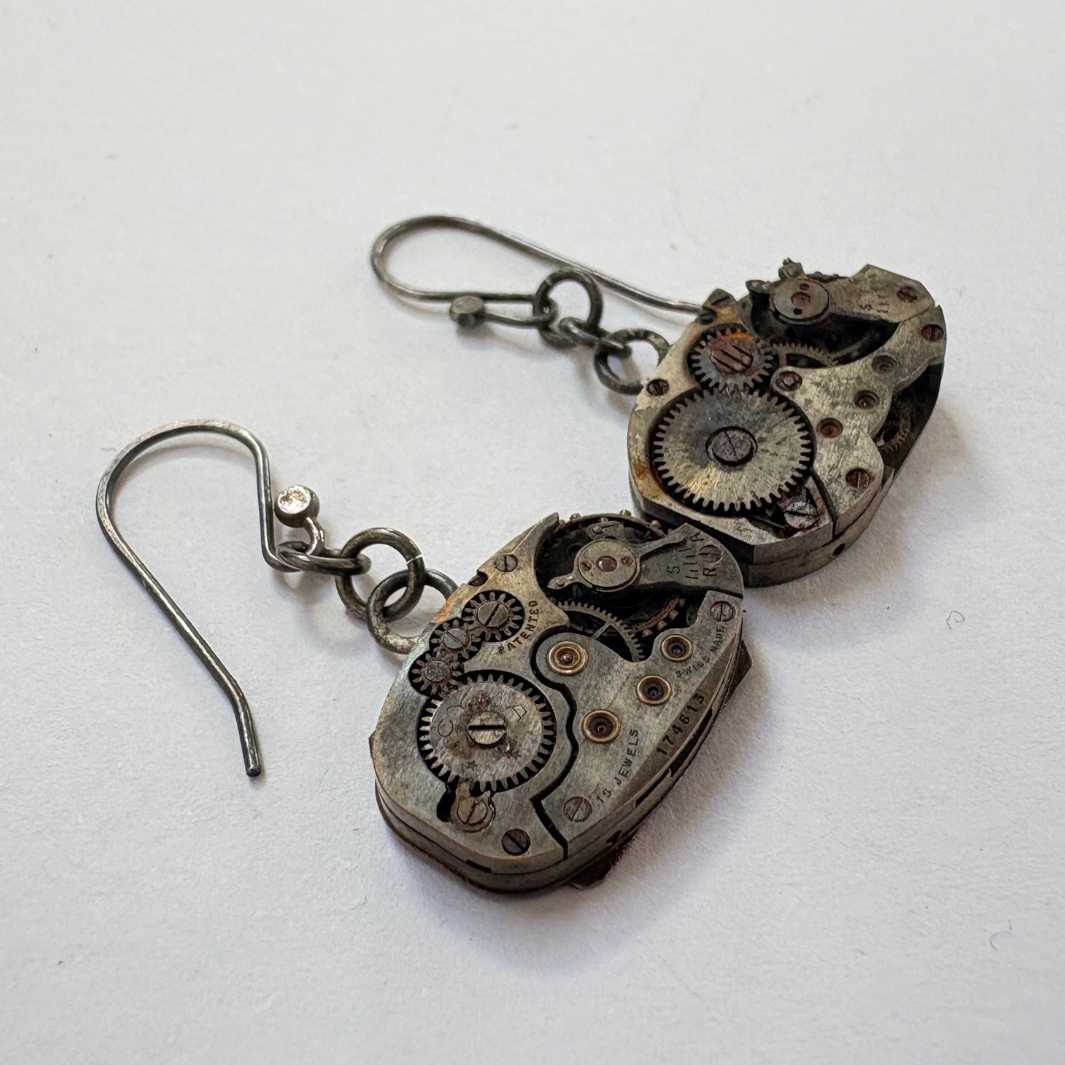 Never the Twain | Steampunk Earrings