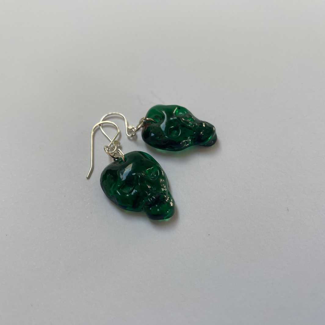 Wearing Glass | Skull Earrings
