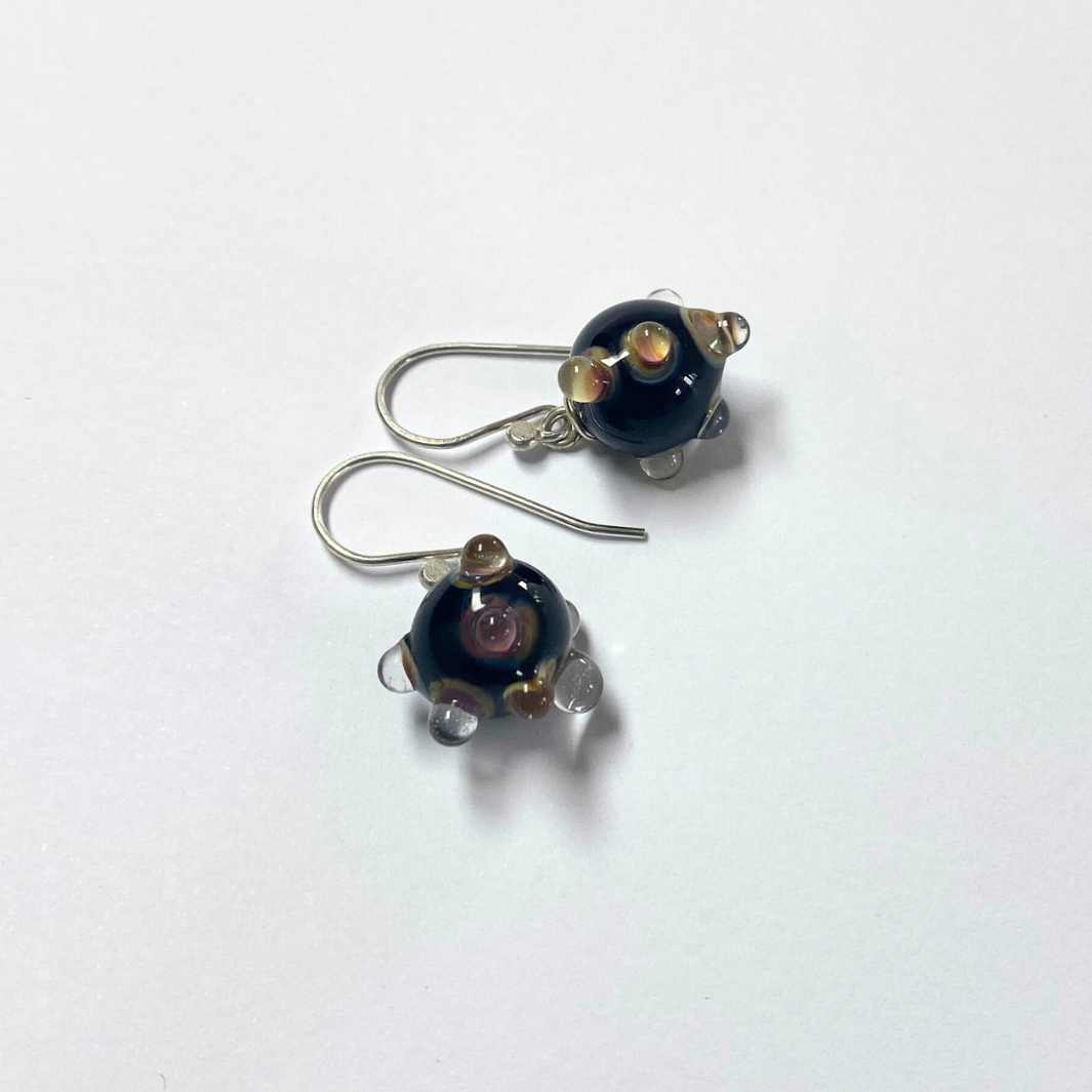 Wearing Glass | Kina Earrings | Black