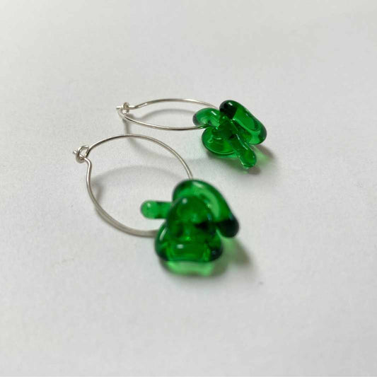 Knot Hoops by Wearing Glass