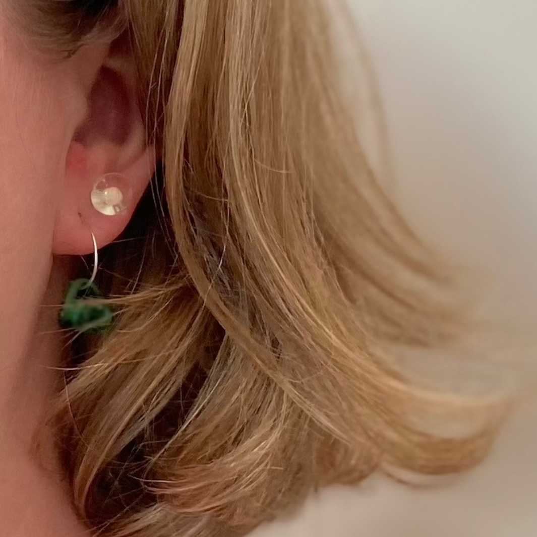 Knot Hoops by Wearing Glass
