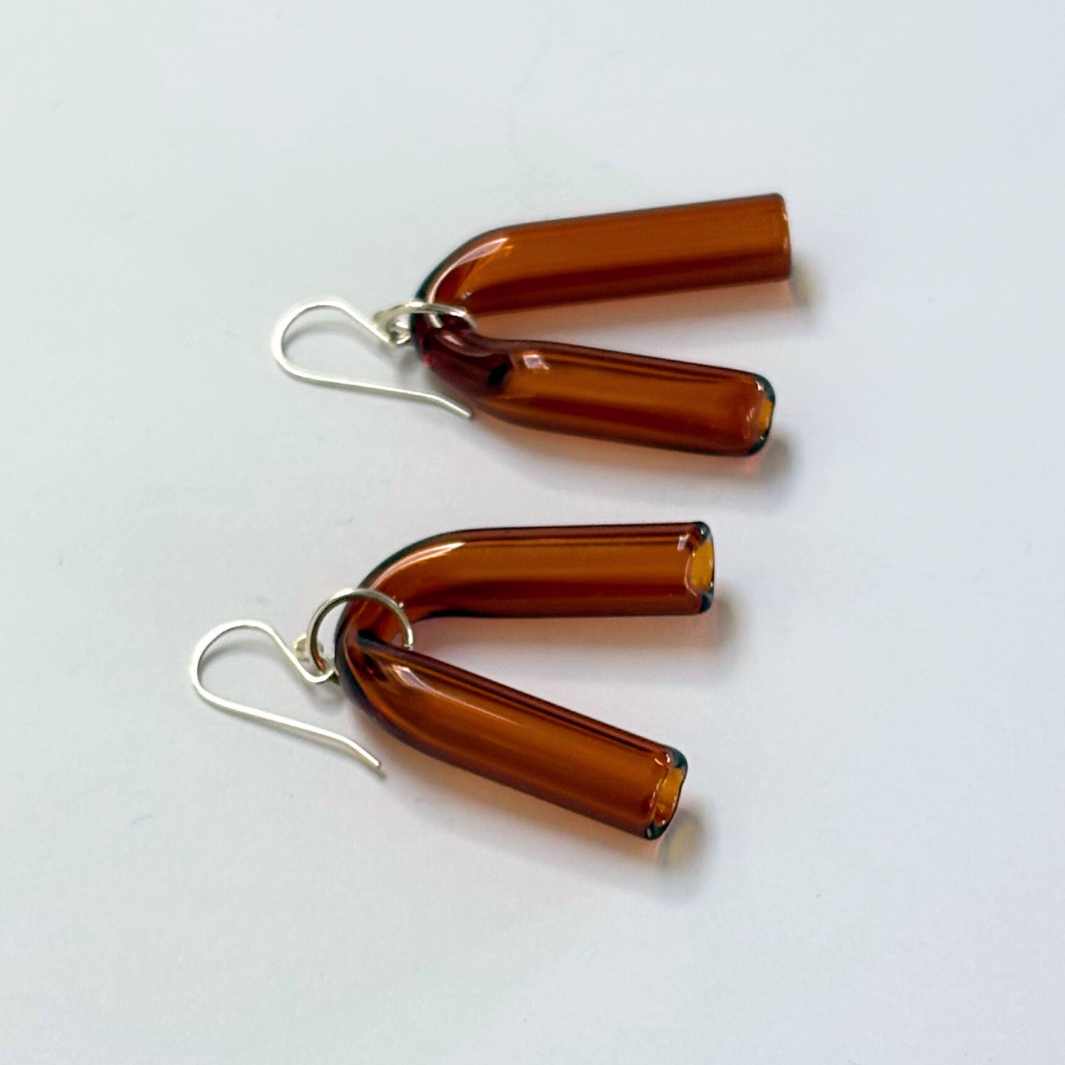 Wearing Glass | Bend Earrings