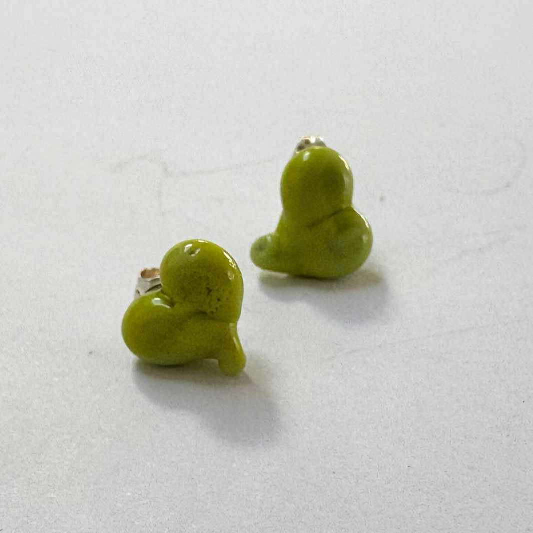 Wearing Glass | Heart Studs