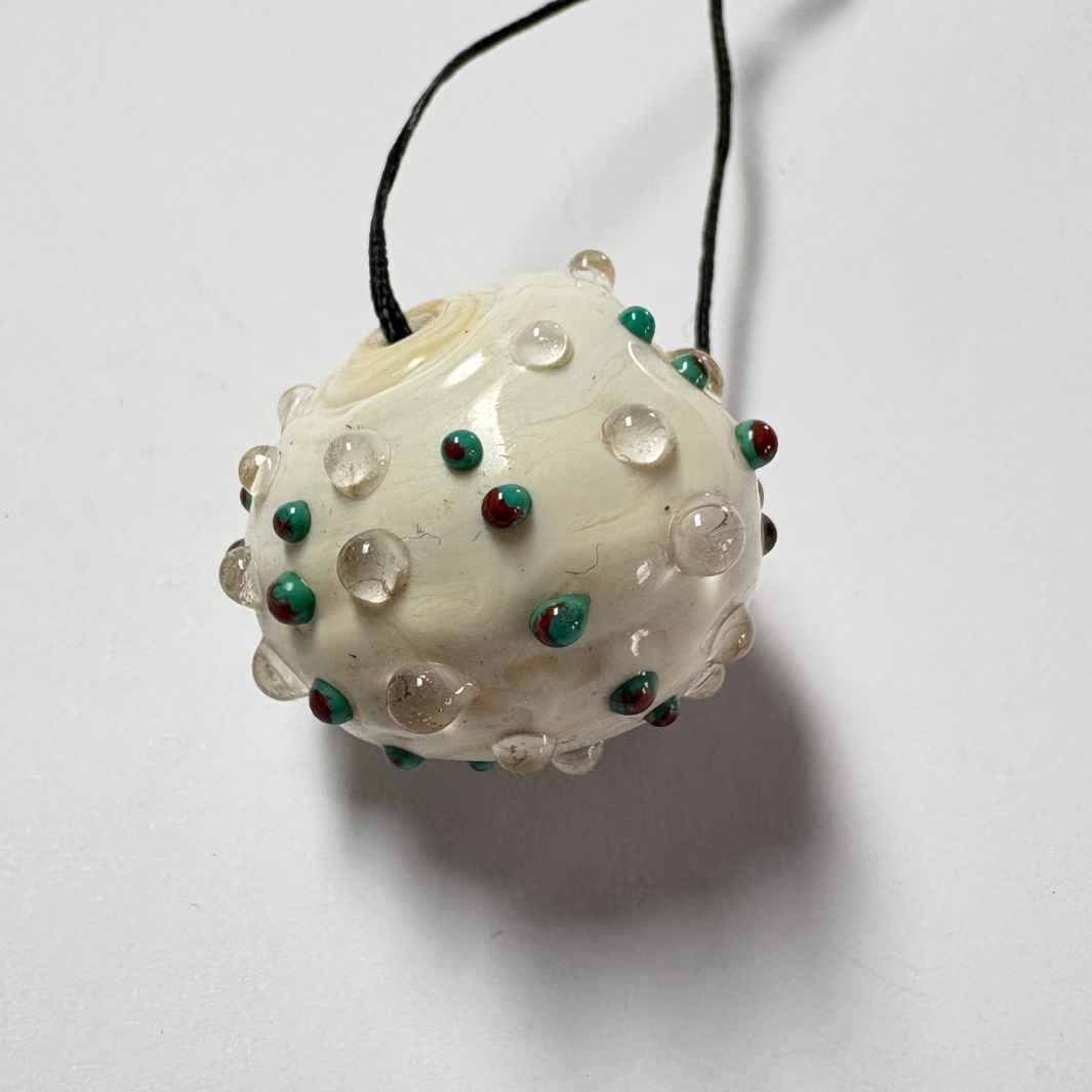 Wearing Glass | Hollow Bead Pendant