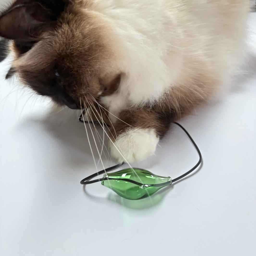 Wearing Glass | Green Pod Pendant