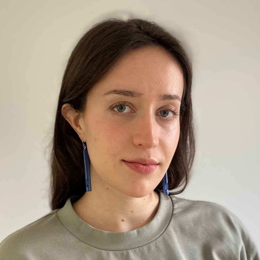 Toru Earrings - Wearing Glass