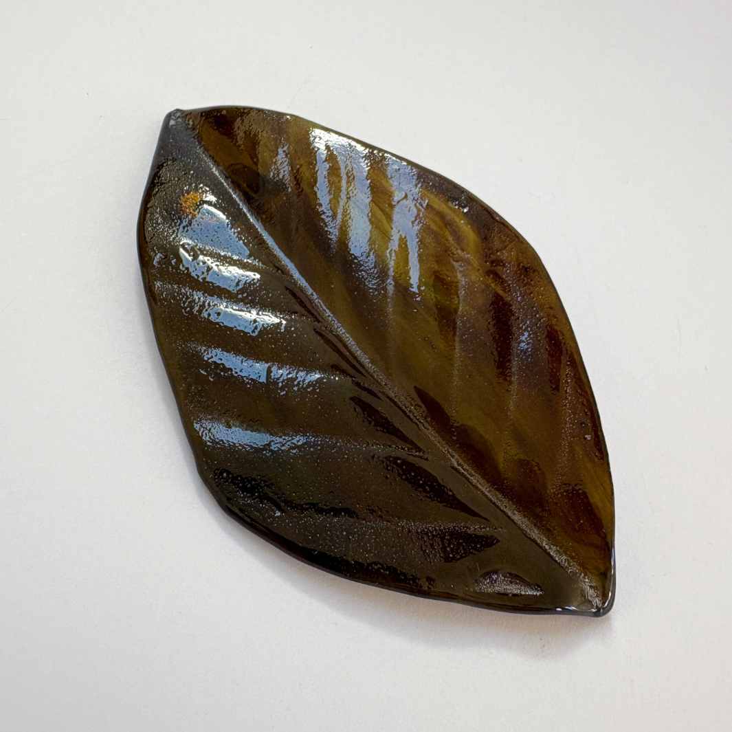 Wearing Glass | Fused Glass Leaves