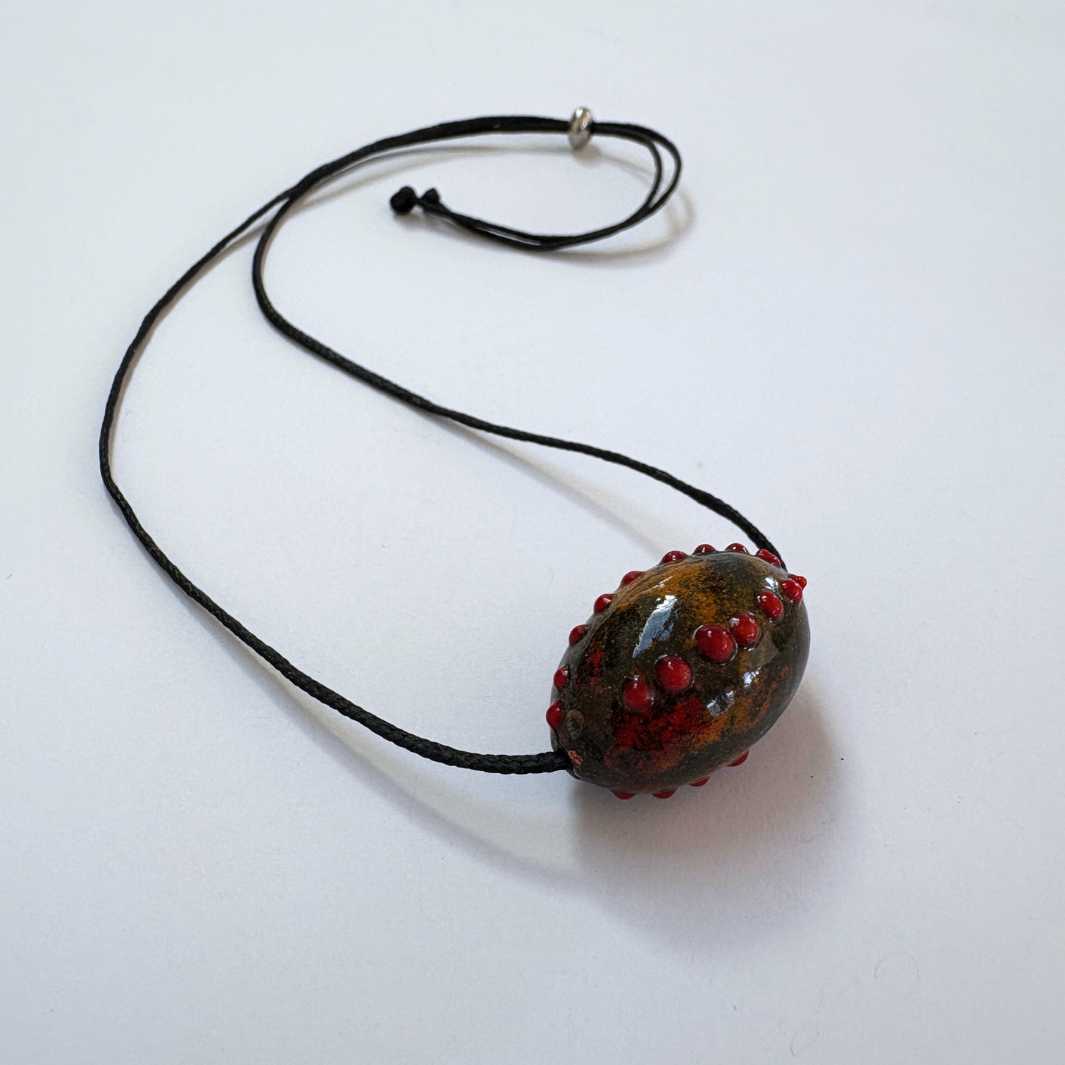 Wearing Glass | Enamel Pendant