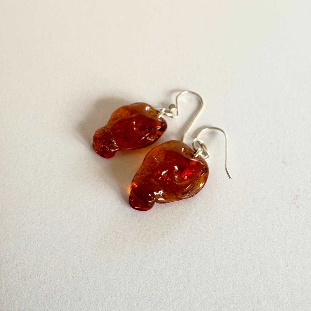 Wearing Glass | Skull Earrings