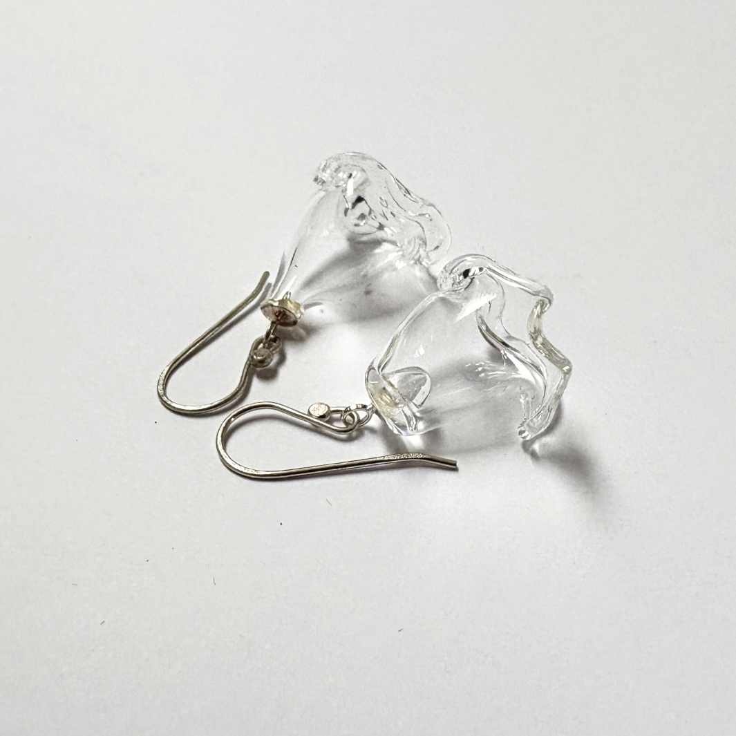 Wearing Glass | Clear Bud Earrings