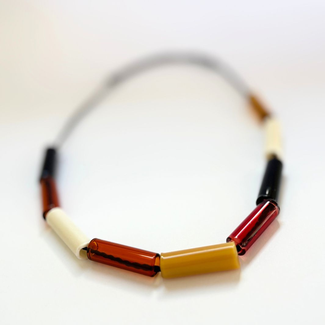 Wearing Glass | Chunky Tube Neckace
