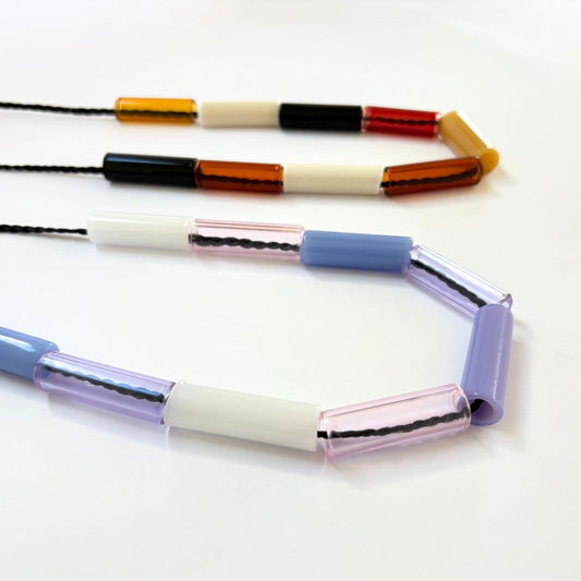 Wearing Glass | Chunky Tube Neckace