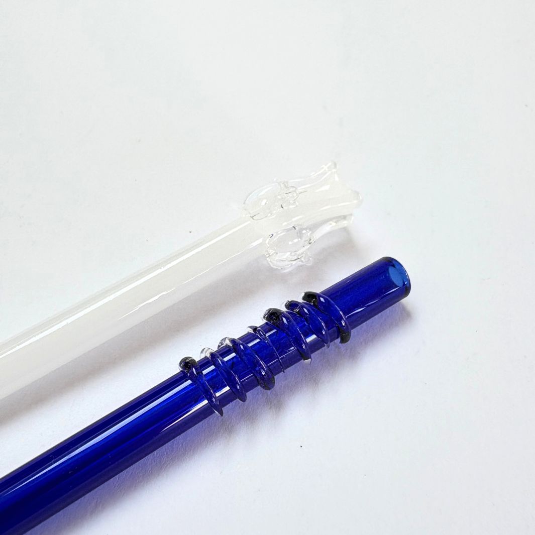 Wearing Glass | Glass Straws