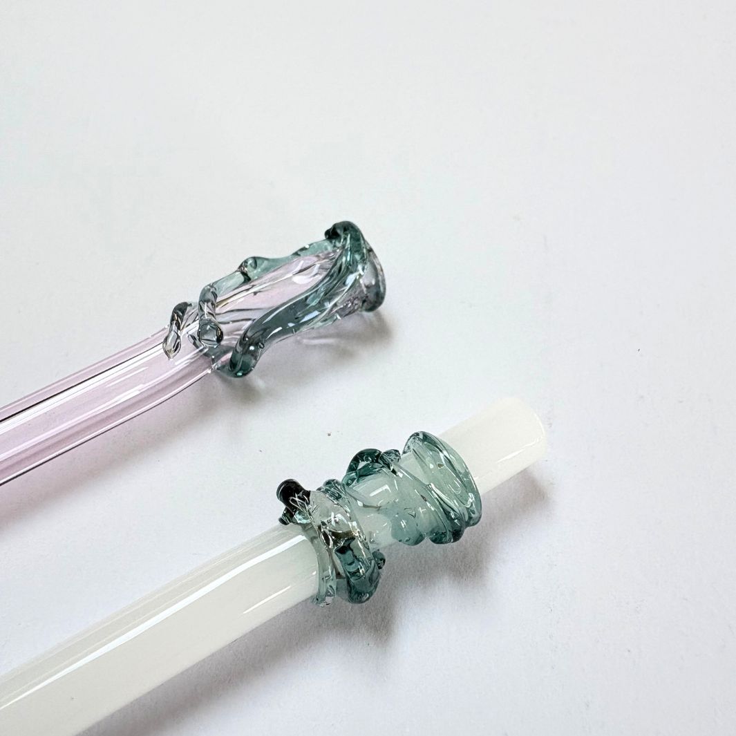 Wearing Glass | Glass Straws