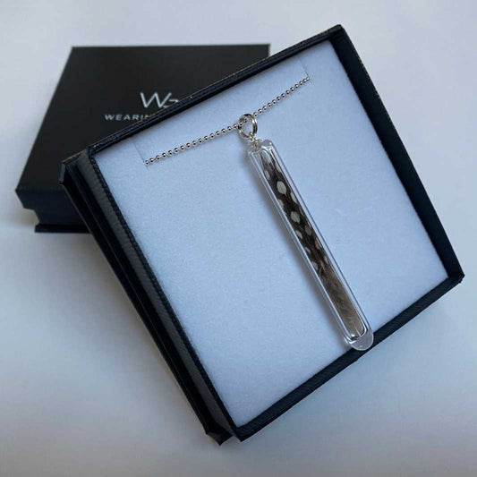 Feather Pendant by Wearing Glass