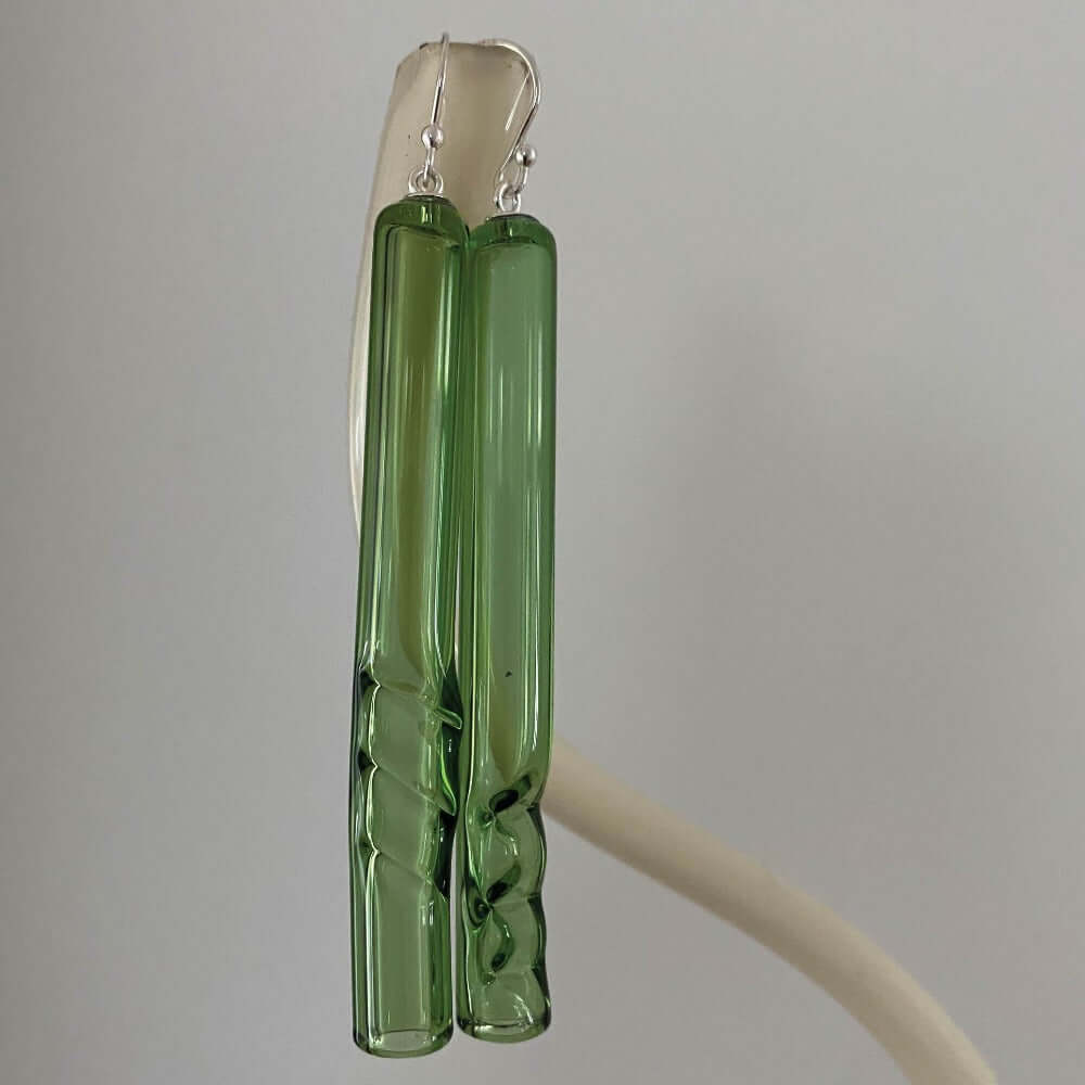 Toru Earrings - Wearing Glass