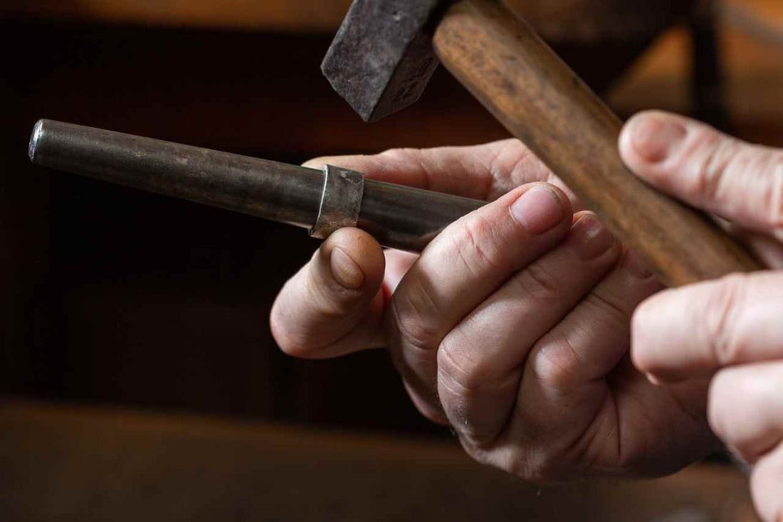 Jewellery hammers in the studio