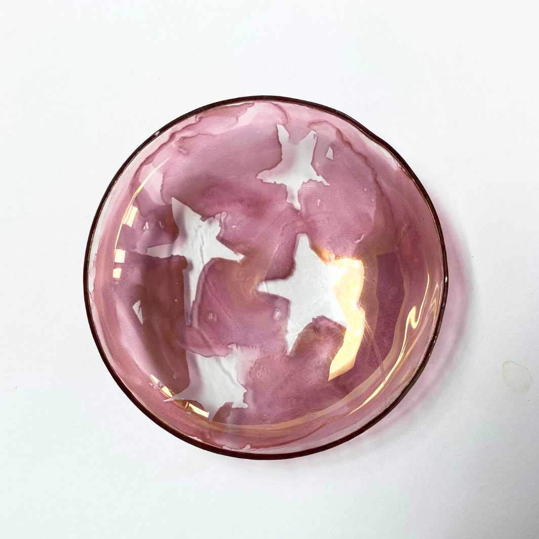 Fused Glass Star Dish – Wearing Glass