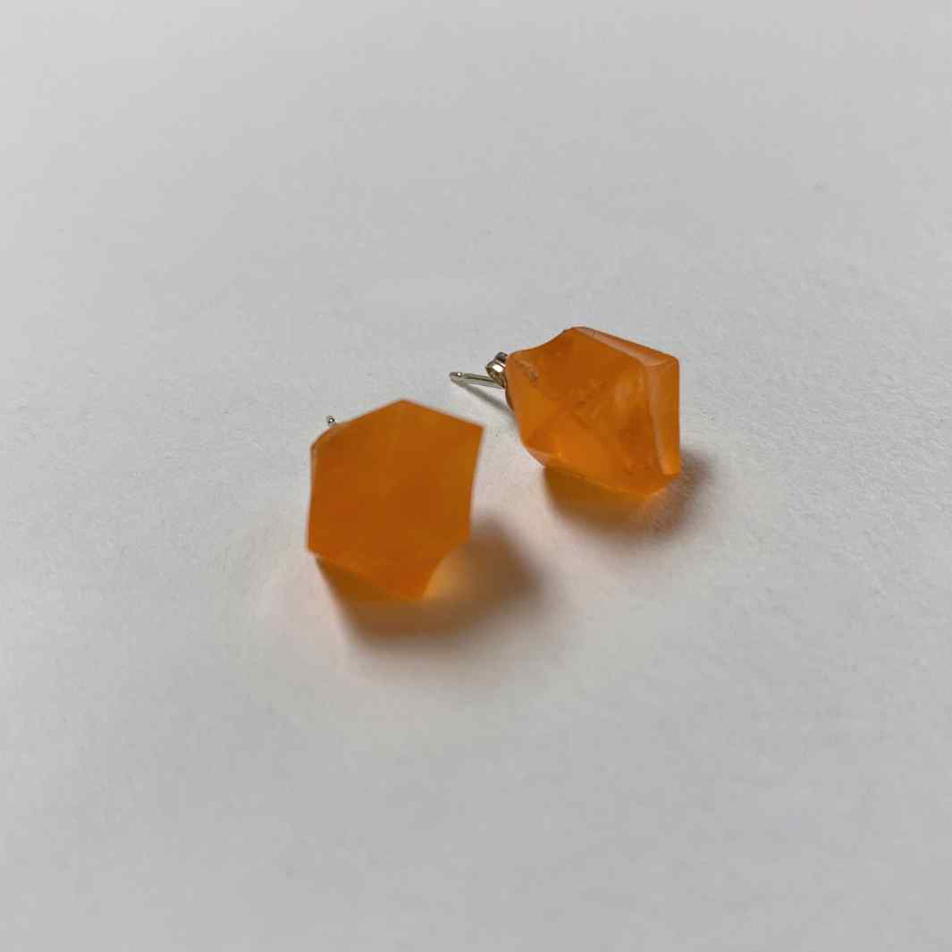 Glync | Crystal Studs | Orange