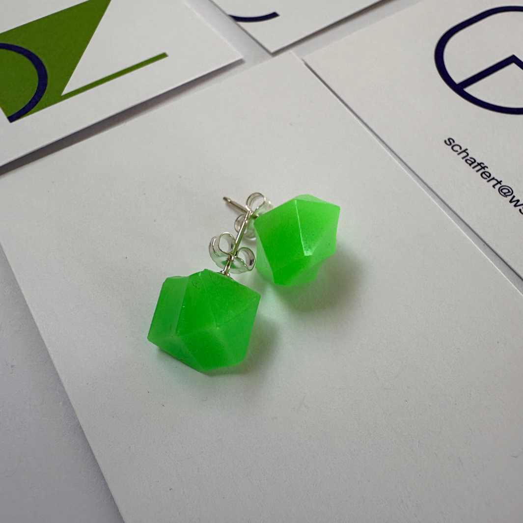 Glync | Crystal Studs | Green