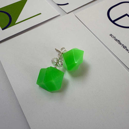 Glync | Crystal Studs | Green