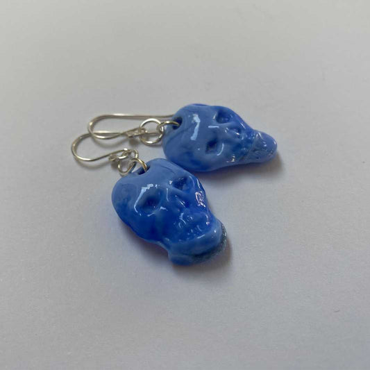 Wearing Glass | Skull Earrings