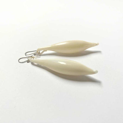 Wearing Glass | Pod Earrings | Ivory