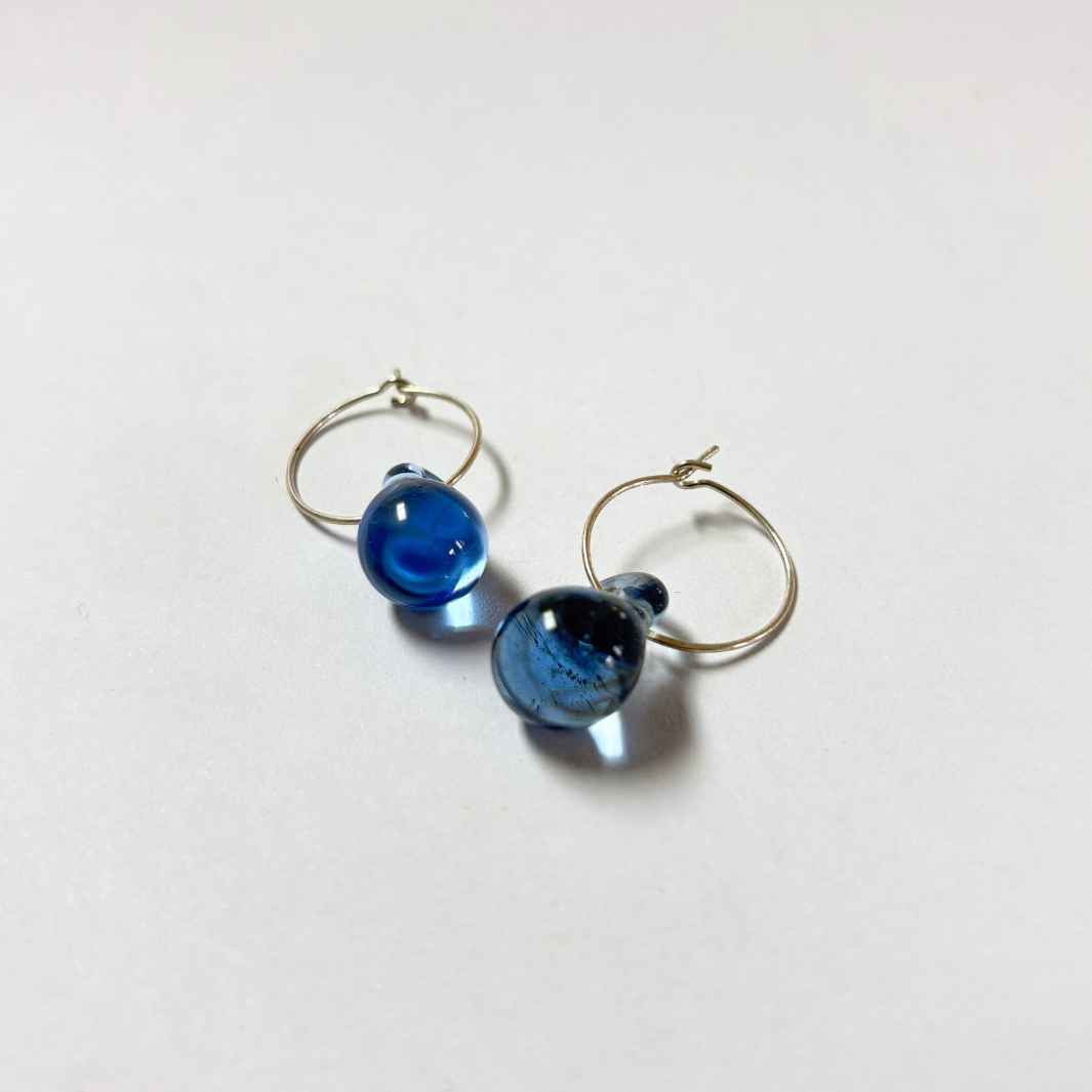 Wearing Glass | Bobble Hoops