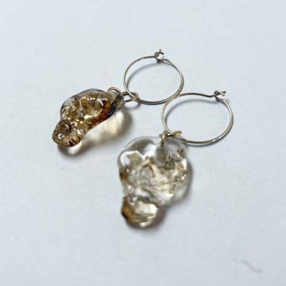 Wearing Glass | Skull Earrings