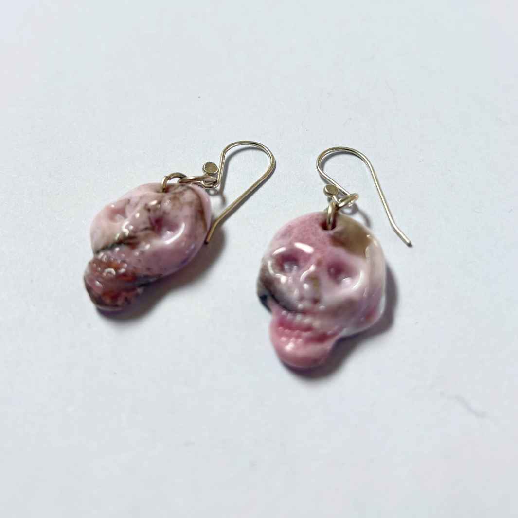 Wearing Glass | Skull Earrings