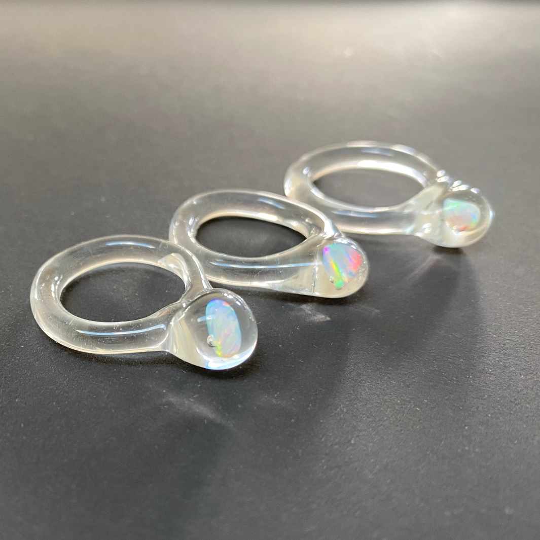 Check Glass Rings Glass Rings – Wearing Glass