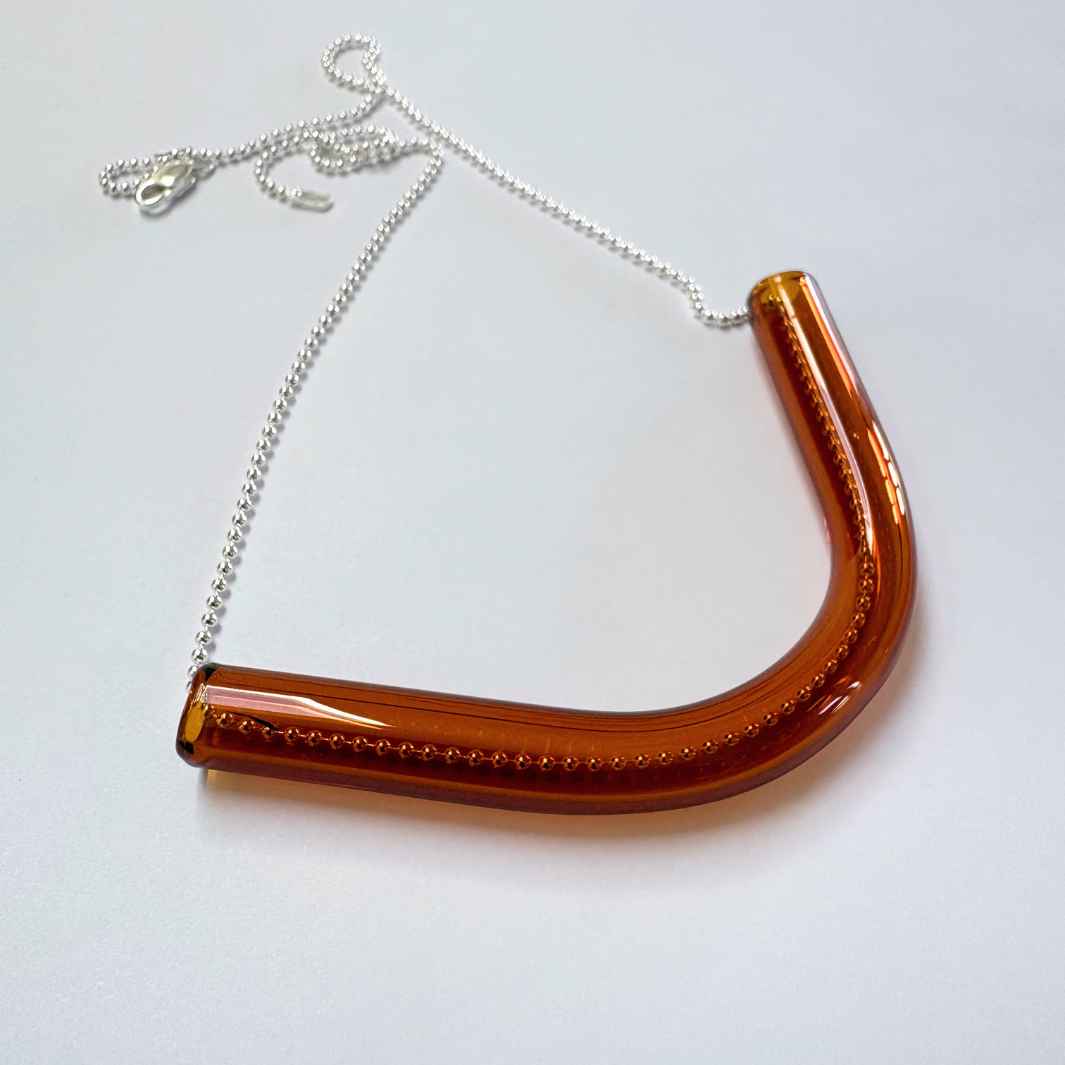 Wearing Glass | Arc Necklace | Amber