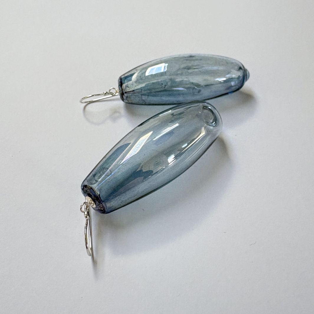 Wearing Glass | Bluebottle Earrings