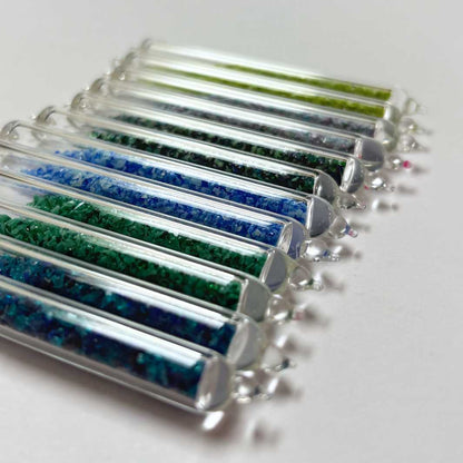 Wearing Glass | Frit Earrings | Colours