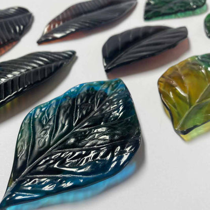 Wearing Glass | Fused Glass Leaves