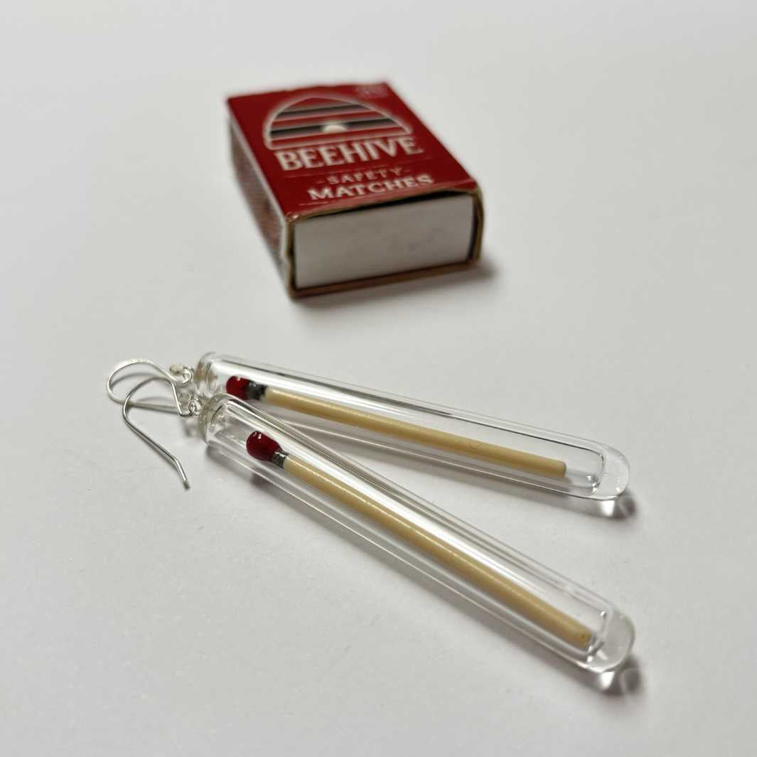 Matchstick Earrings