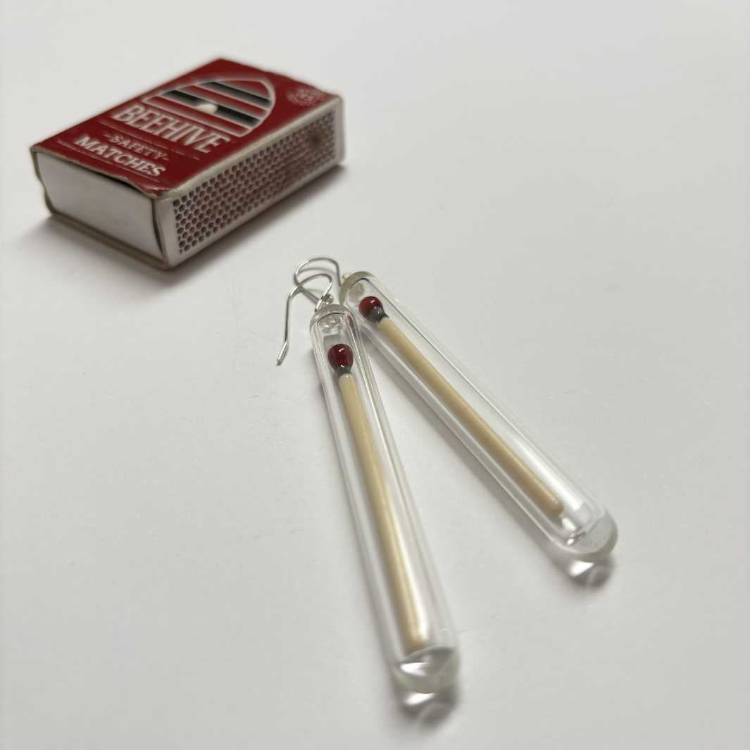 Matchstick Earrings