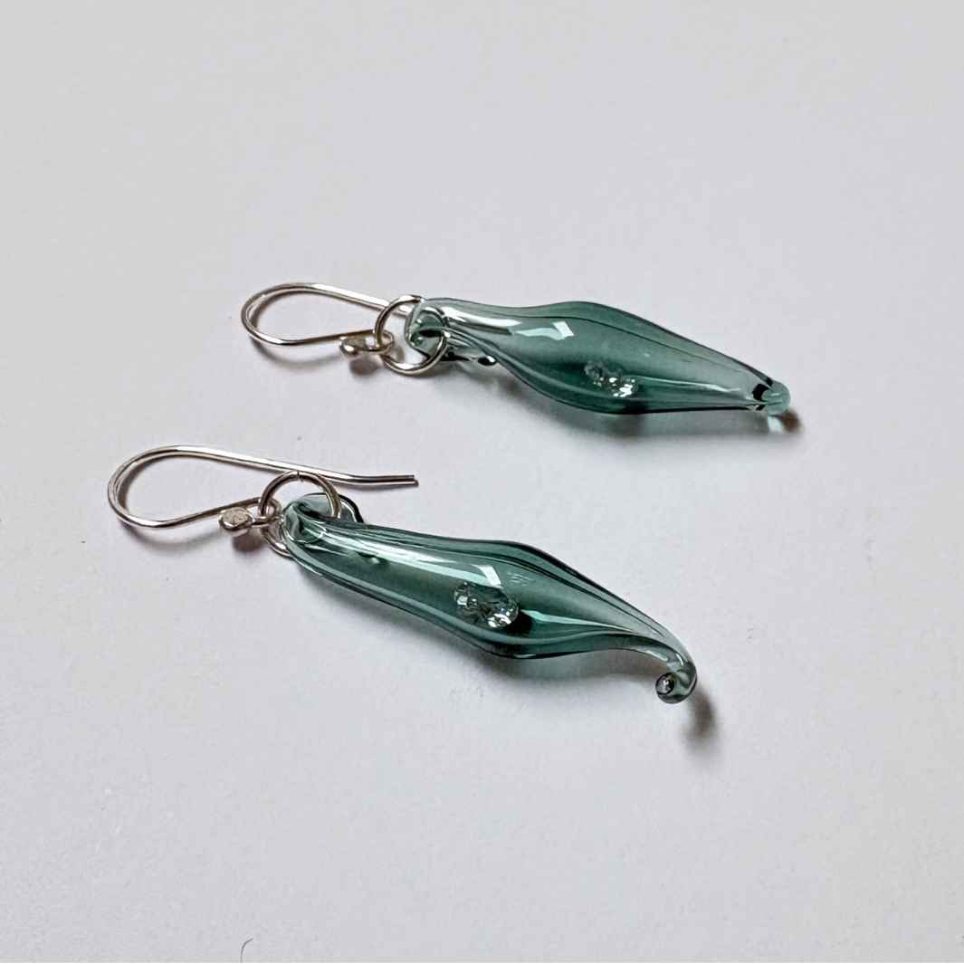 Wearing Glass | Mermaids Purse Earrings