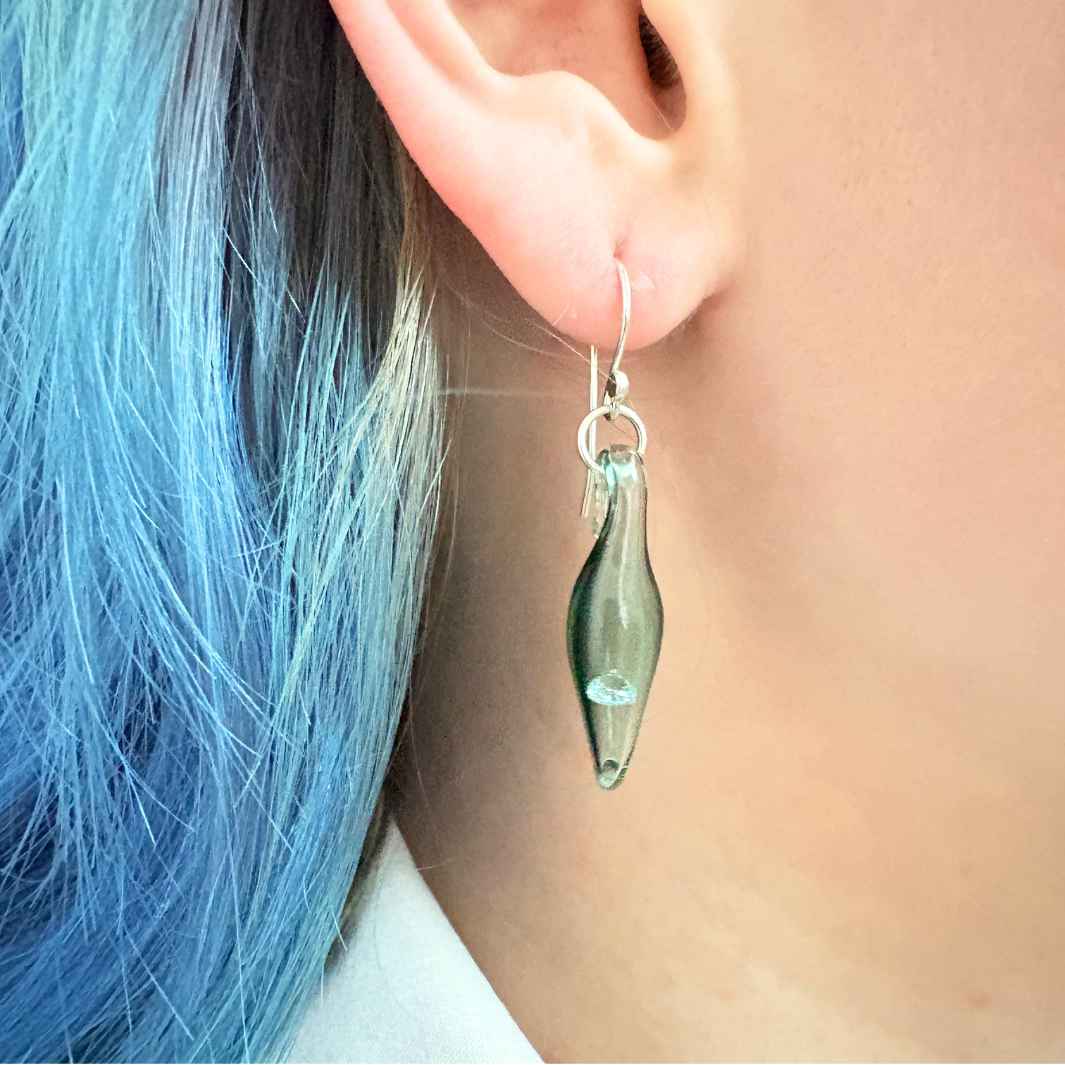 Wearing Glass | Mermaids Purse Earrings