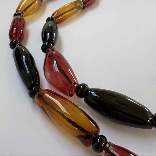 Wearing Glass | Pod Bead Necklace | Autumn