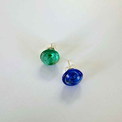 Wearing Glass | Spiral Studs