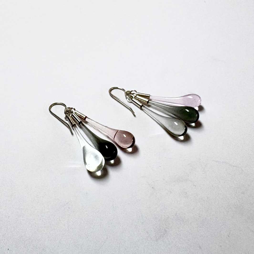 Wearing Glass | Droplet Cluster Earrings