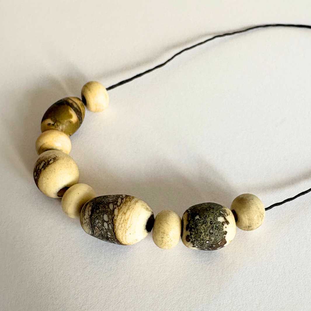Wearing Glass | Earth Bead Necklace