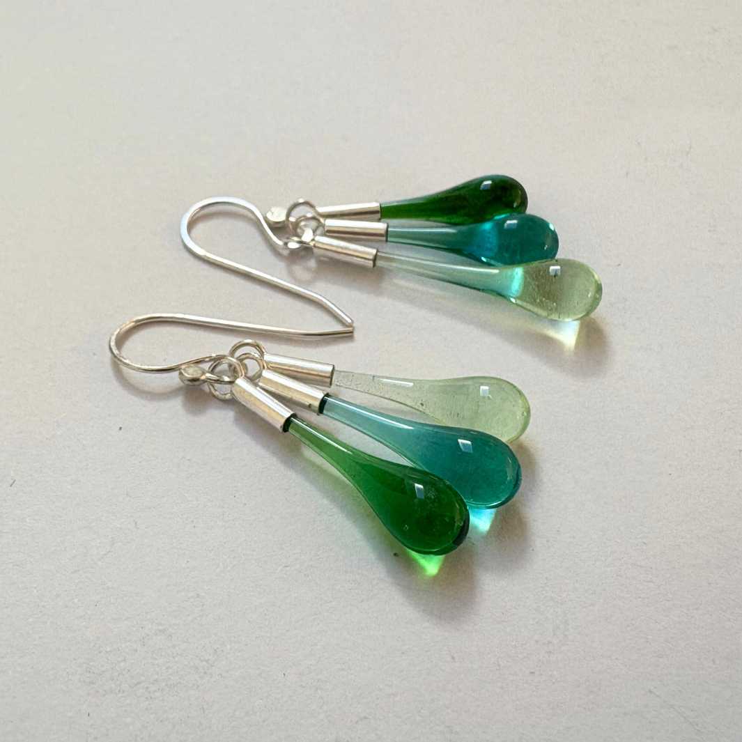 Wearing Glass | Droplet Cluster Earrings