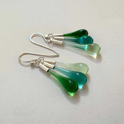 Wearing Glass | Droplet Cluster Earrings