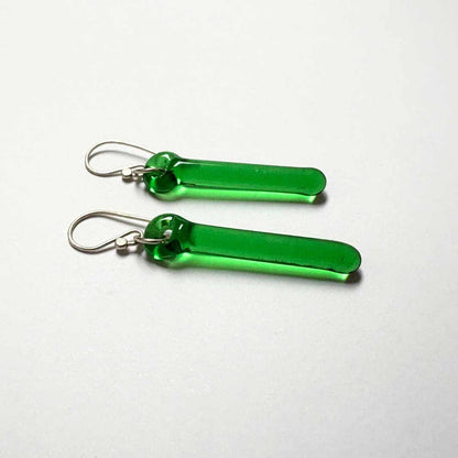 Wearing Glass | Green Line Earrings