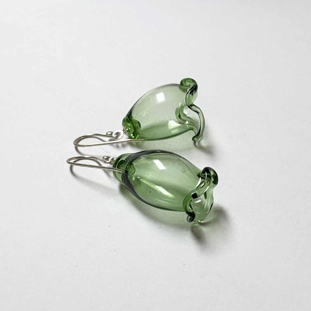 Wearing Glass | Green Bud Earrings