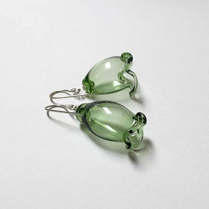 Wearing Glass | Green Bud Earrings